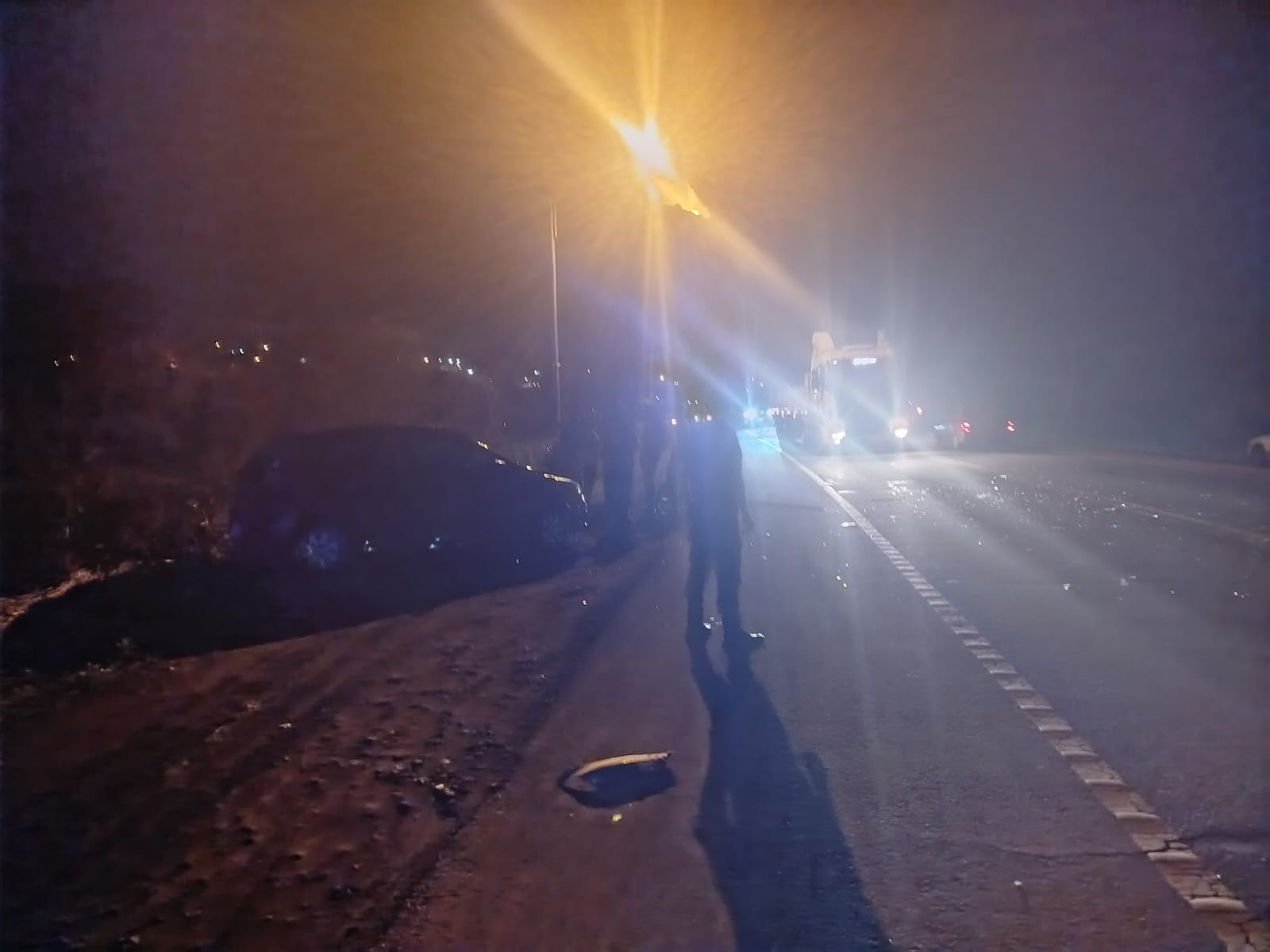 Dos personas resultaron heridas en un choque sobre la Ruta 14 en Campo Viera